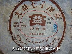 大益7572标杆茶201批怎么样