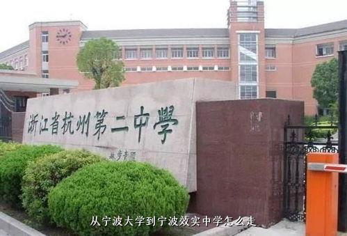 从宁波大学到宁波效实中学怎么走