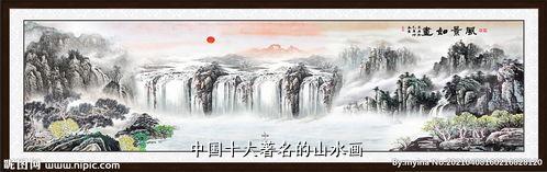 中国十大著名的山水画