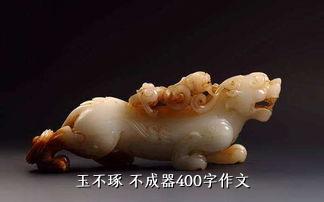 玉不琢 不成器400字作文