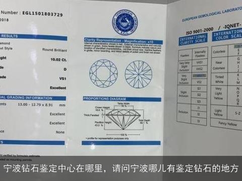 宁波钻石鉴定中心在哪里，请问宁波哪儿有鉴定钻石的地方