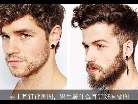 男士耳钉评测图，男生戴什么耳钉好看要图