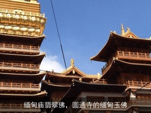 缅甸庙翡翠佛，圆通寺的缅甸玉佛