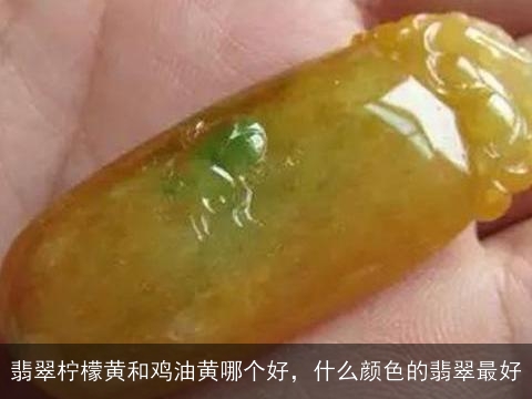 翡翠柠檬黄和鸡油黄哪个好，什么颜色的翡翠最好