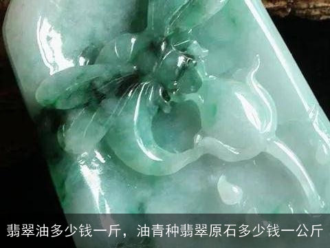 翡翠油多少钱一斤，油青种翡翠原石多少钱一公斤