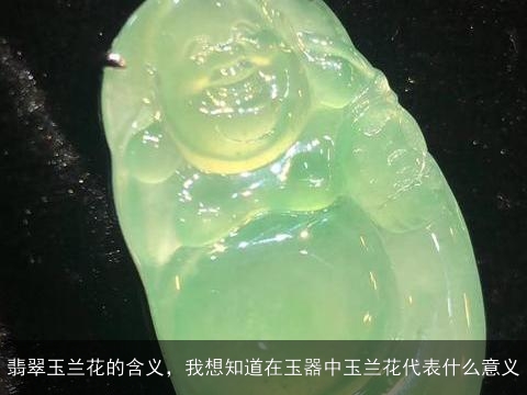 翡翠玉兰花的含义，我想知道在玉器中玉兰花代表什么意义