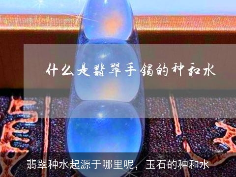 翡翠种水起源于哪里呢，玉石的种和水