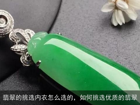 翡翠的挑选内衣怎么选的，如何挑选优质的翡翠