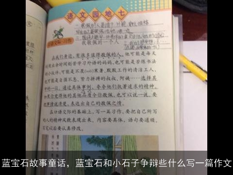 蓝宝石故事童话，蓝宝石和小石子争辩些什么写一篇作文